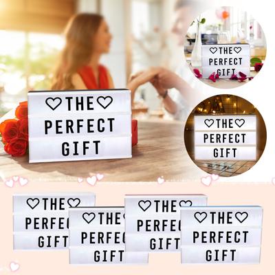 Skrzynka świetlna z literami Skrzynka świetlna LED Dekoracja pokoju dziecięcego Baby Shower Podświetlany znak Tablica z literami Prezenty dla chłopców i dzieci oraz kochanków