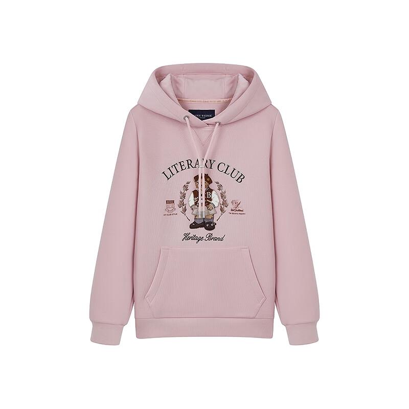 Teenie Weenie Women's Bear Graphic Hooded Sweatshirt