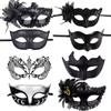 Venetian Half-Face Masquerade Couple Masks for Men and Women