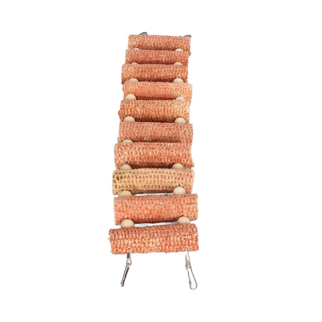 Small Pet Ladder Toy Fun Bite Resistance Relieve Boredom Corncob Arch Bridge Ladder Toy for