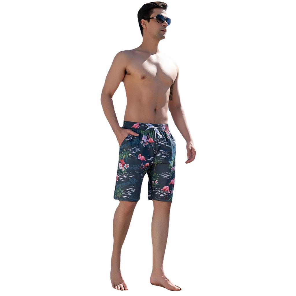 Beach Pants Men'S Shorts New Casual Summer Pants Men'S Pants Loose Large Size Five Points Trend Beach Pants Thin