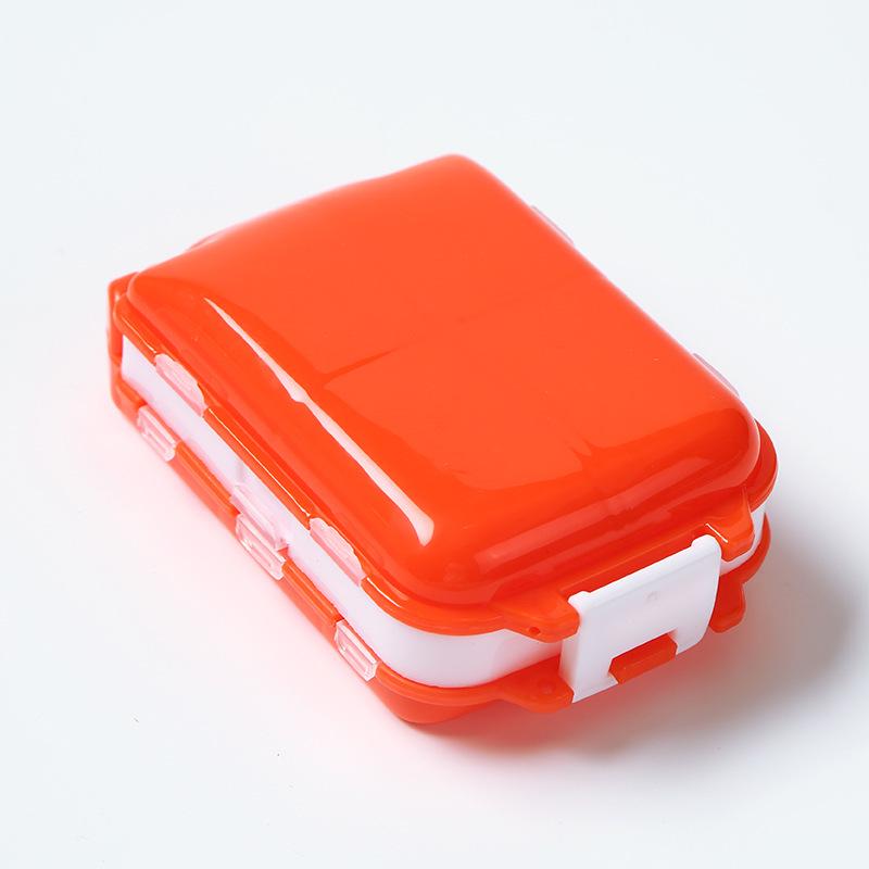 Eco-friendly Folding Mini Pill Box: Moisture & Damp Proof, Compact & Portable Carry-on.