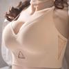 Large Size Bra Adjustable Seamless Women's Lingerie V-neck No Steel Rings Small Comfort Sporty Thin Push-up Bra Free Shippin