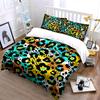 Leopard Print Three-Piece Set Multiple sizes kid's and adults' bedroom Exquisite 3PC bedding set gift
