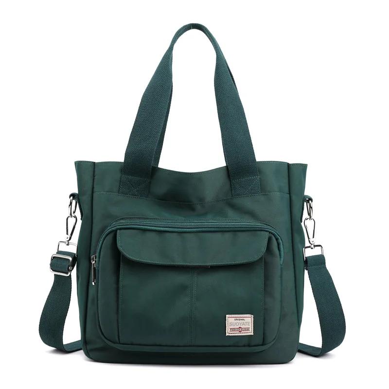 Canvas Bags Large Capacity Women's Commuter Bags Casual Totes Bag Nylon Messenger Bag  Classic Female