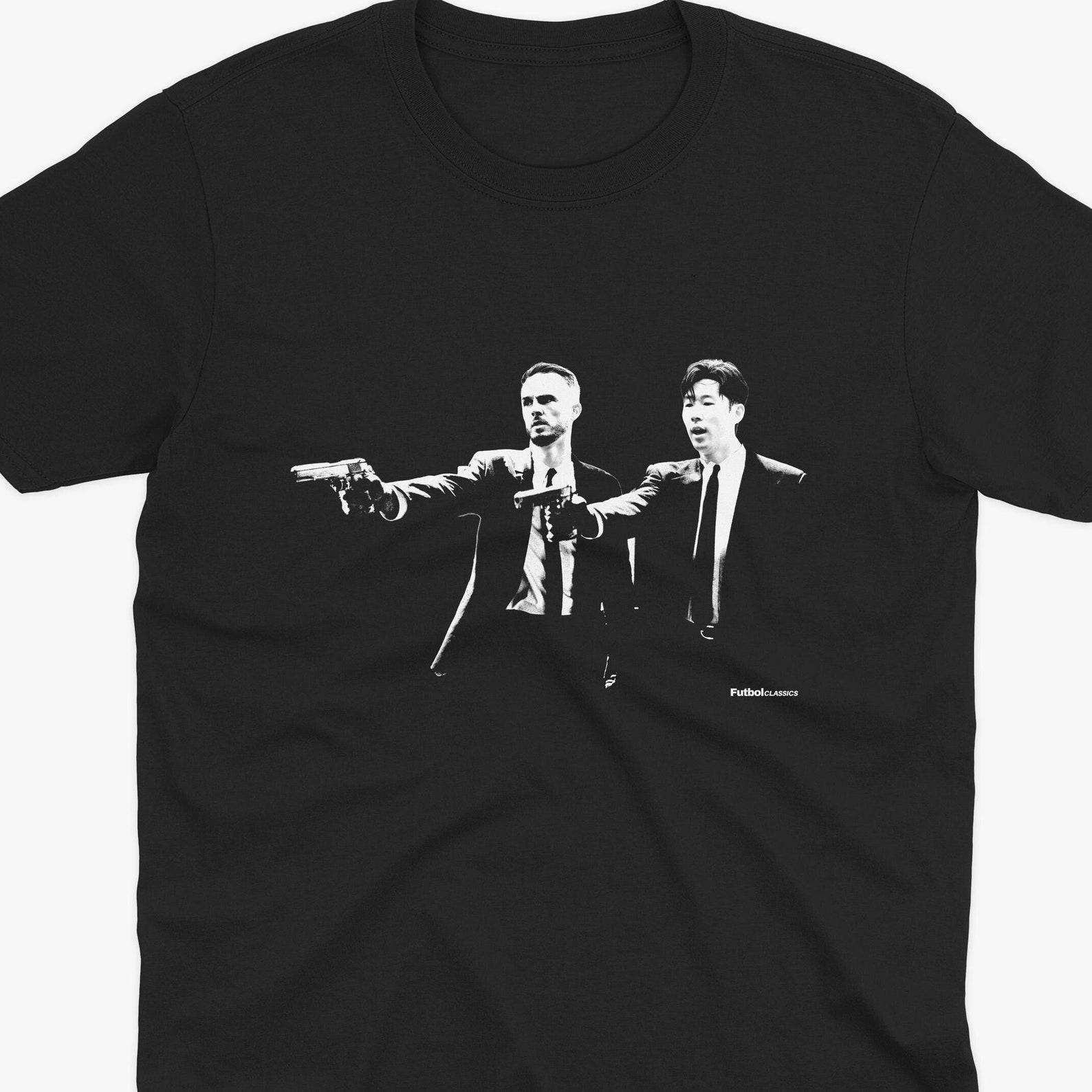 James Maddison & Hyun Min Son Pulp Fiction Style T Shirt | Tottenham T Shirt | THFC | Spurs T Shirt | Tottenham Hotspur | Maddison Spurs 2XL