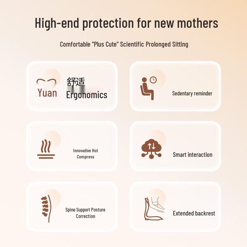 OGAWA LINE FRIENDS Lumbar Heat Massage Cushion