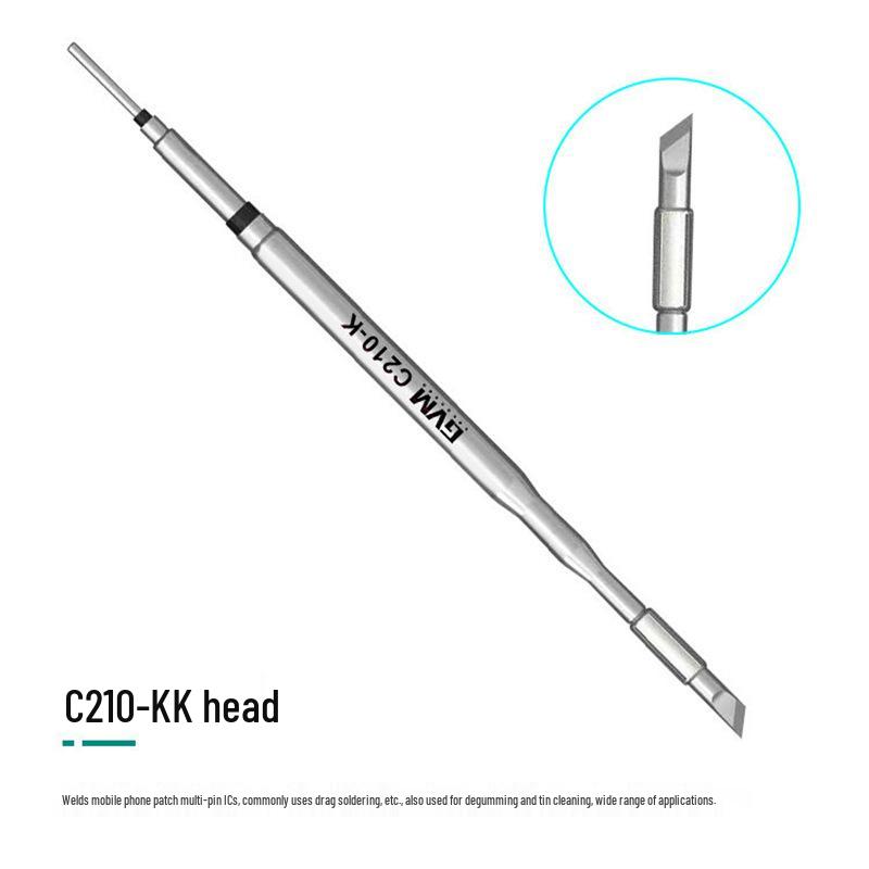 S-210 Soldering Iron Tip for T210/S210/T26 Station Handles - Heating Core and Knife Tip