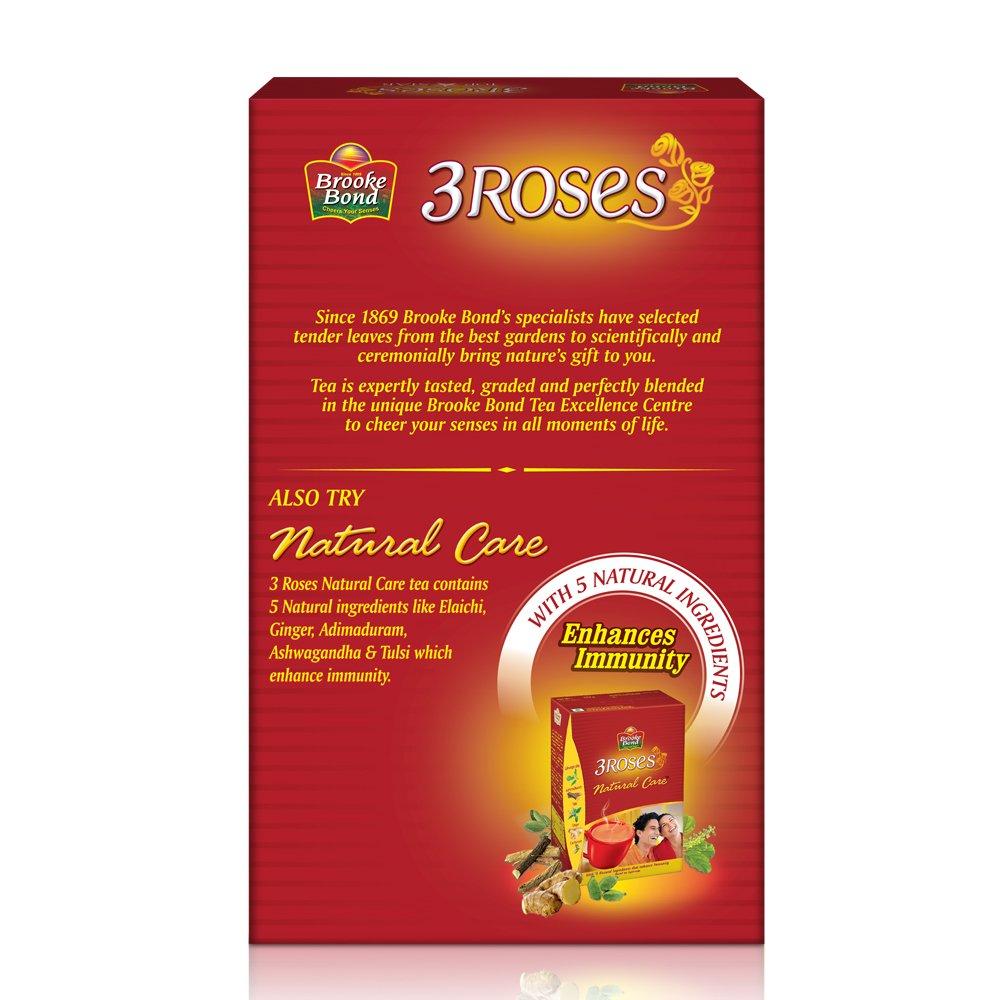 Brooke Bond 3 Roses Black Tea 500g Carton Rich Flavor Aromatic Brew Healthy Flavonoids