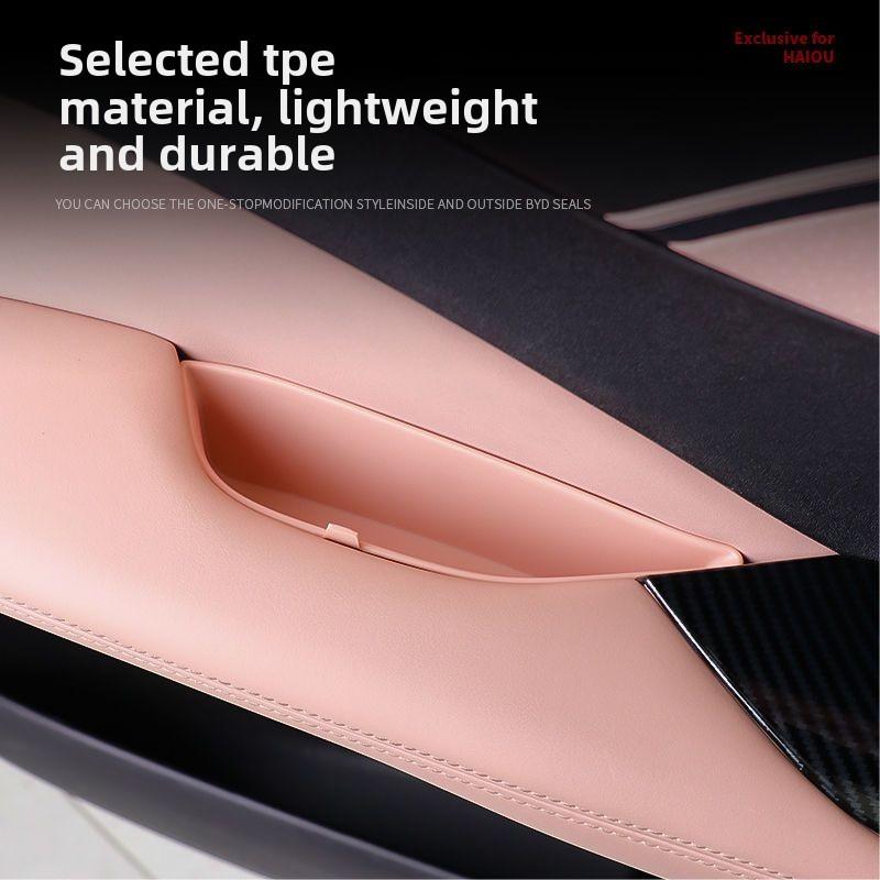 For BYD Seagull 2022 2023 2024 2025 Front Door Handrail Sort Out Storage Box Salon Interior Decoration Car Accessories