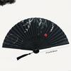 1pc-Multi-colored hand folding fan, bamboo folding fan, hand folding fan for church wedding gifts, party discount