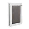 Pet Door, Medium, with Three Magnetic Flaps and Metal Frame, Strong and Weatherproof Dog Door for Interior and Exterior Doors, Easy to Install, Easy