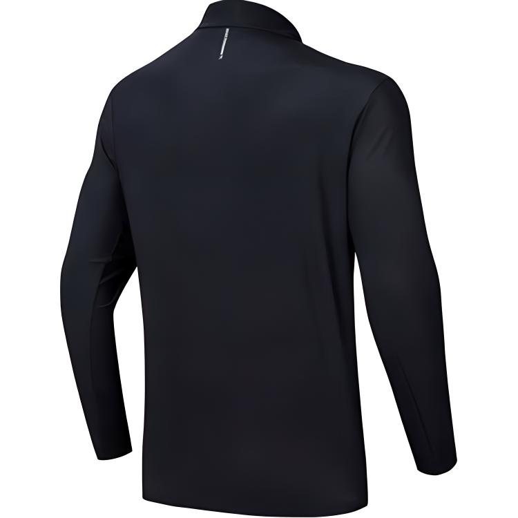 Anta Training Series Solid Color Zip-Up Stand Collar Comfortable Breathable Versatile Casual Jacket Men Jacket Black 152437713-3