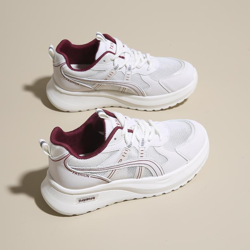 CRLAYDK Summer Women's Lightweight Tennis Walking Shoes Breathable Casual Sneakers Comfort Lace-up Sports Mesh Stylish Trainers