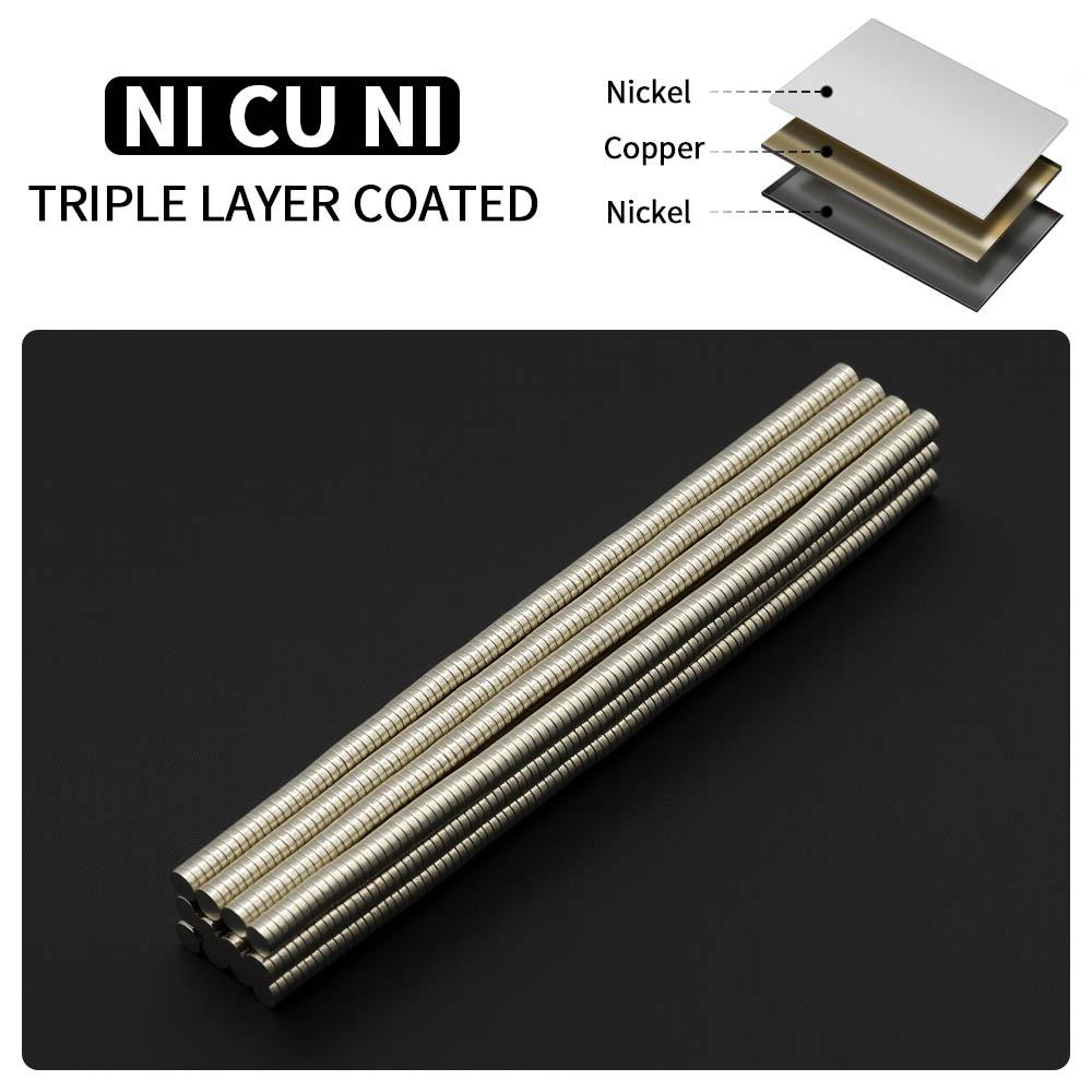 3x1mm Powerful Neodymium Magnet N35 NdfeB Permanent Magnetic imanes Round Super Strong Fridge Magnets DIY