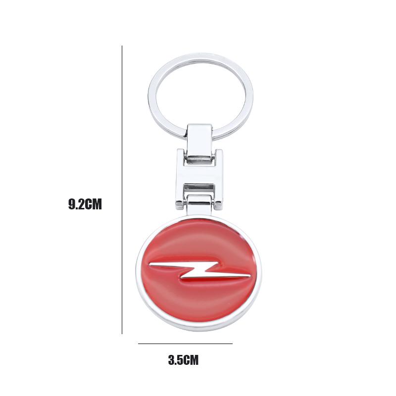 Alloy Keychain Holder Key Ring Pendant Gift for Opel Corsa D Astra Insignia Mokka Adam Combo OPC Vauxhall Vectra H G J Antara C