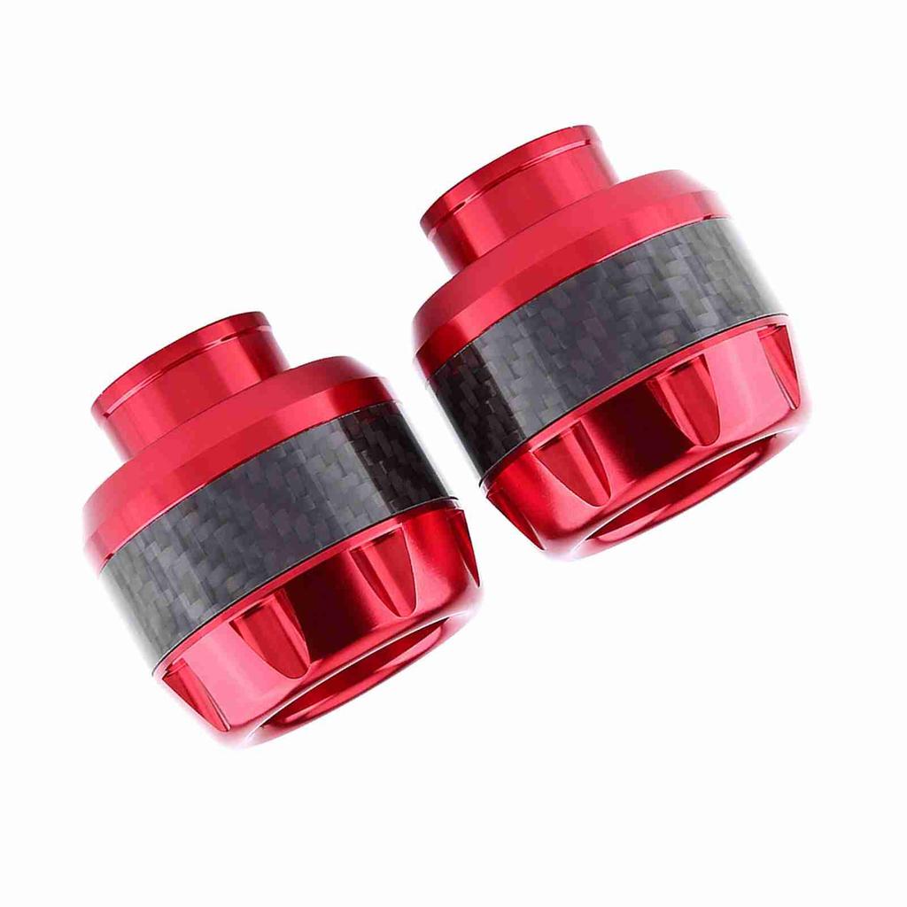1 Pair of Carbon Fiber Motorcycle Front Fork Frame Sliders Crash Protection