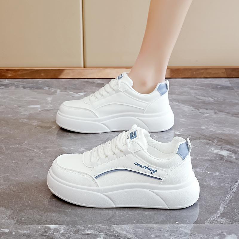 

Spring little white shoes women s shoes new versatile sports dad shoes board shoes soft sole spring and autumn women s shoes S 35 белый
