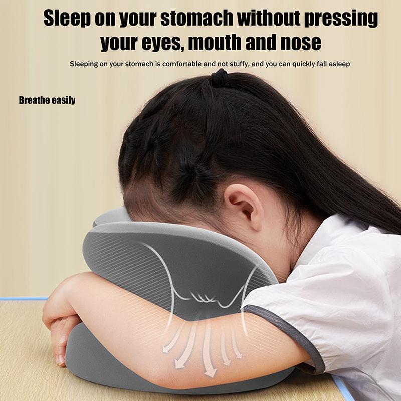 Comfortable Nap Pillow Anti-Pressure Face Desk Pillow For Office Workers Students Rest