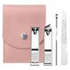 Set Manicure Set Set Coltelli per Unghie Tagliaunghie Domestici Cucchiaini per Pulizia Orecchie Set per Solchi Unghie 4 pezzi