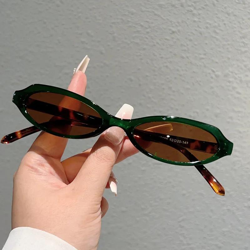Classic Small Frame Hip Hop y2k Oval Sunglasses Women For Men Vintage Sun Glasses Punk Luxury Brand Designer Eye Glasses UV400