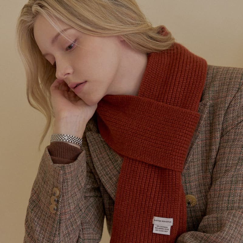 SARTOR Sartor Merino Wool Cashmere Muffler WOMEN_Short