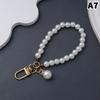 Simulation Pearl Keychains For Aorpods Bag Car Pendant Beaded Key Simple Decoration For Women Mobile Phone DIY Jewelry Decor