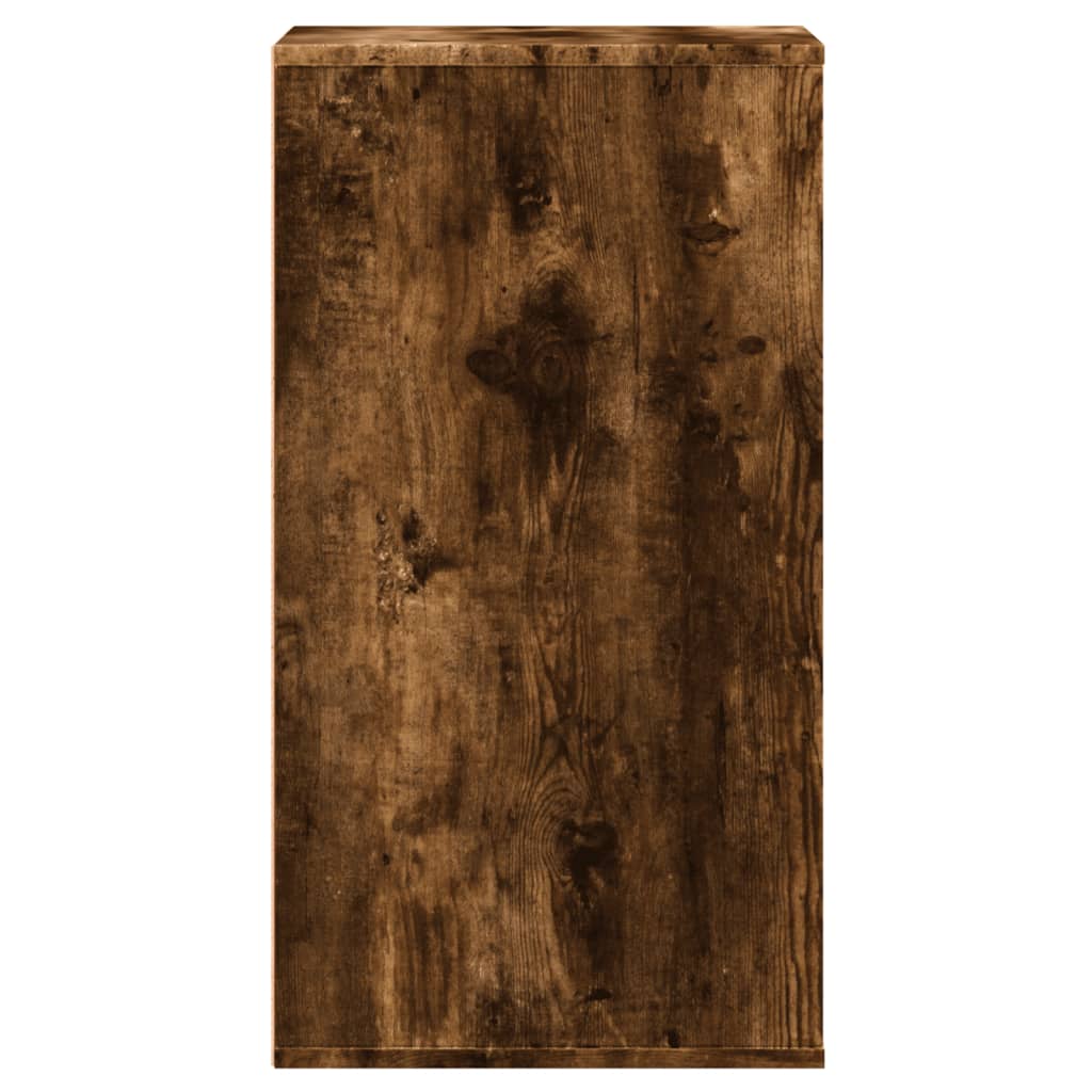 Vidaxl Komoda, Przydymiony Dąb, 40X41X76 Cm, Materiał Drewnopochodny