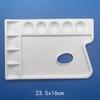 Painting Palette Plastic Paint Tray Multiple Shapes Sizes Office School Student Drawing Art Supplies Watercolor Oil Painting ZYF