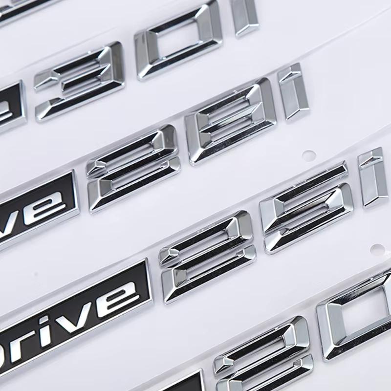 3D nálepka odznak na blatník a kufr auta pro BMW Xdrive20i 25i 28i 30i 35i 40i 45i 50i 55i 18d 20d 30d 35d 40d 45d 50d Znak