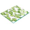 Glass Kitchen Chopping Board with Watercolor Cactus Graphics 60x52 Cm