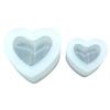3D Love Heart Silicone Mold Aroma Gypsum Plaster Silicone Mould Home Decoration Party DIY Love Heart Candle Resin Mold
