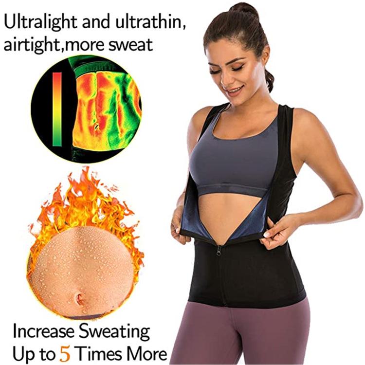 Women's Sweat-Inducing Sports Corset: Postpartum Yoga Wear with Chest Support and Body Shaping.
