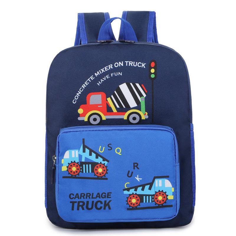 Adorable Cartoon Kids Backpack For 3-7 Year Olds Breathable Nylon Durable Cute Print