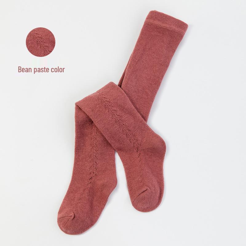 Spanish Style Cotton Mesh Baby and Toddler Leggings for Spring/Summer