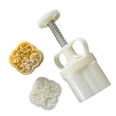 Mooncakes Molds Cookie Stamps Dessert Baking Tool Hand Pressure Chinese Pastries Mould for Celebration and Gatherings