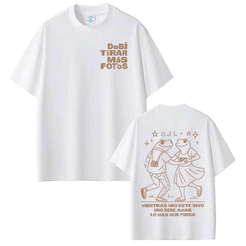 

Rapper Bad Bunny Debi Tirar Mas Fotos DTMF Merch T Shirts Men s Clothing Fashion Harajuku T-shirt Casual Short Sleeve T-shirts S разноцветный