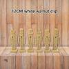 Set of 6 12CM Natural Wood Unpainted Nutcrackers Blank DIY Project For Home Decors And Holiday Celebration Decoration