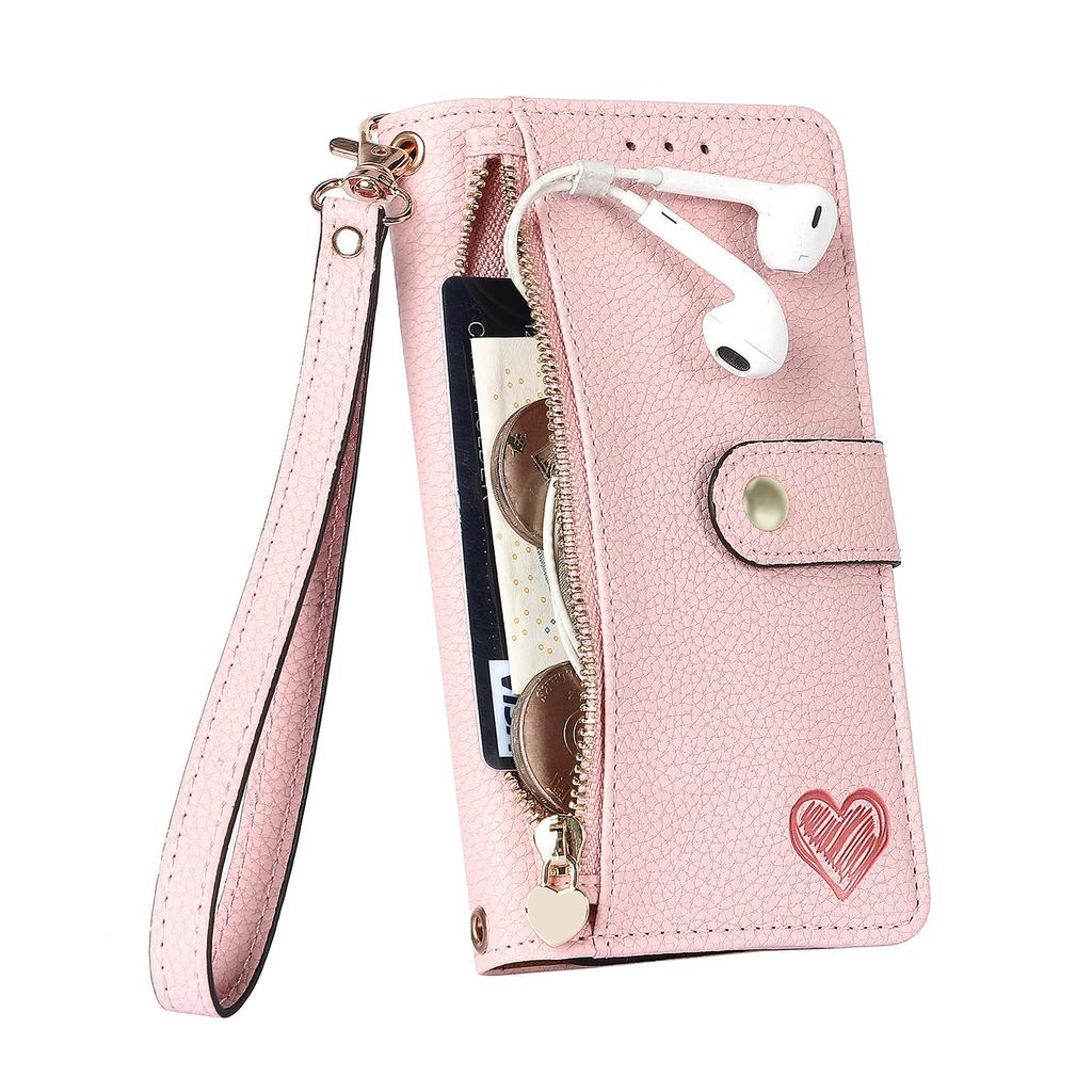 Leather Zipper Wallet Card Holder Case For Samsung Galaxy S23 Ultra S22 Plus S21 A23 A14 A34 A54 A53 A24 A73 A52 A53 Purse Cover