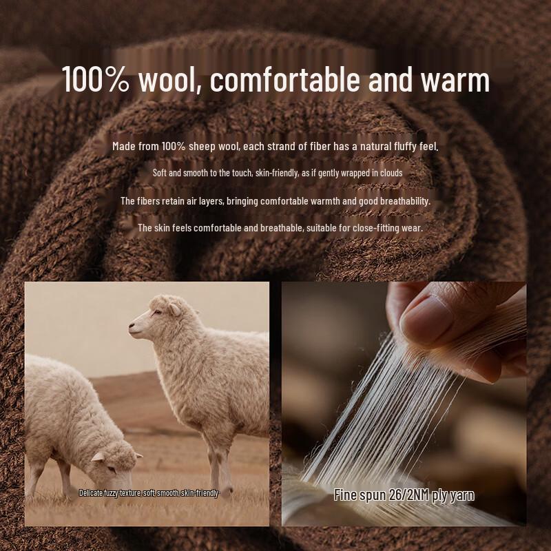 ELLE 'CHOOSE' Capsule Series 100% Lambswool Winter Accessories