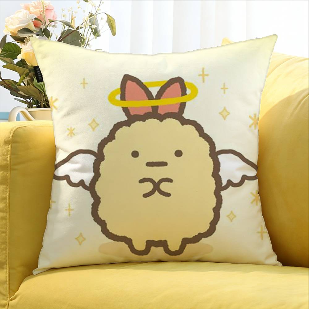 Sumikko Gurashi   Various Sizes Square Pillow Case For Car Home Bedchamber Decor
