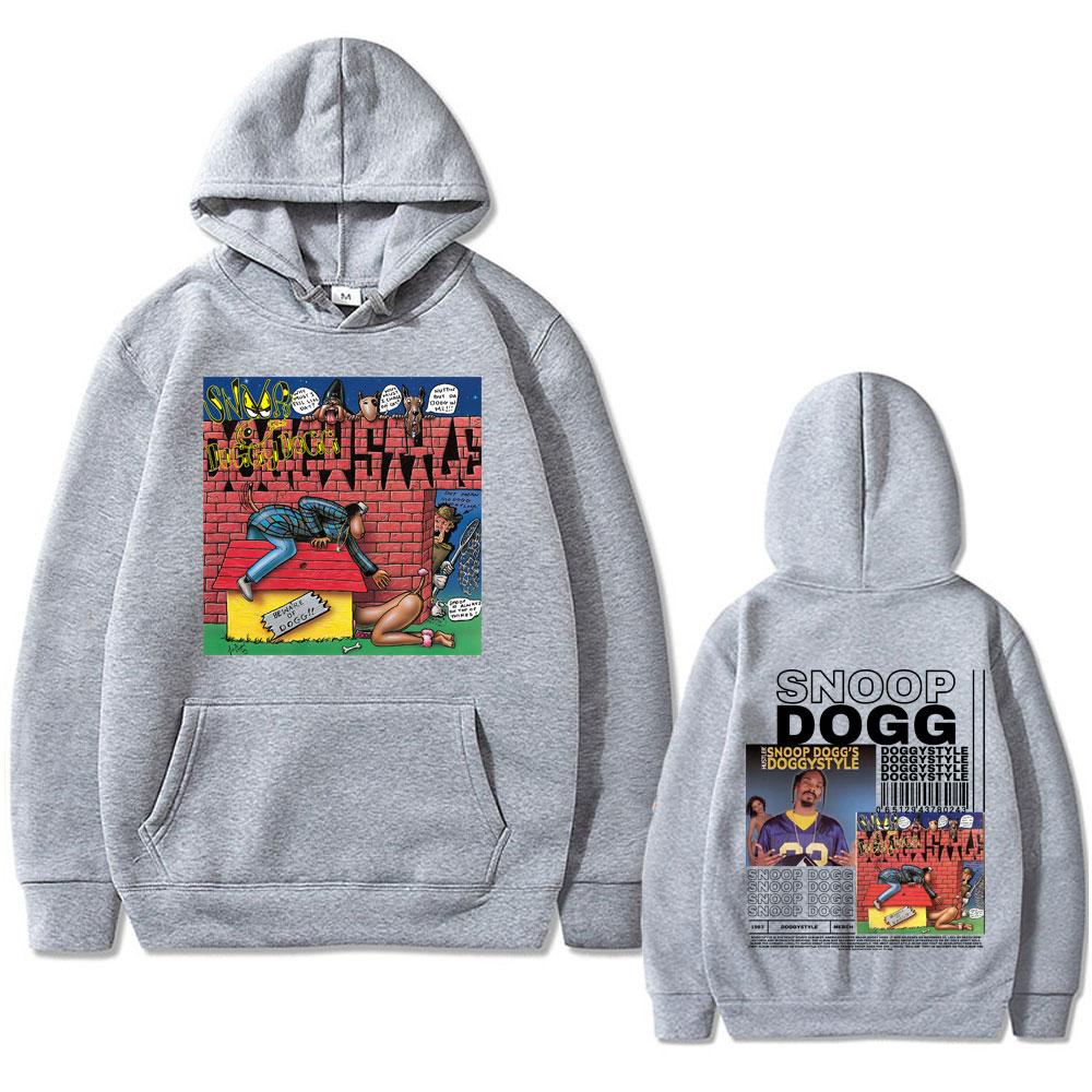 Limitovaná Rapper Snoop Dogg Grafická mikina z albumu Pánska Dámska Módna Harajuku Nadrozmerná mikina Pánska Hip Hop Vintage Streetwear