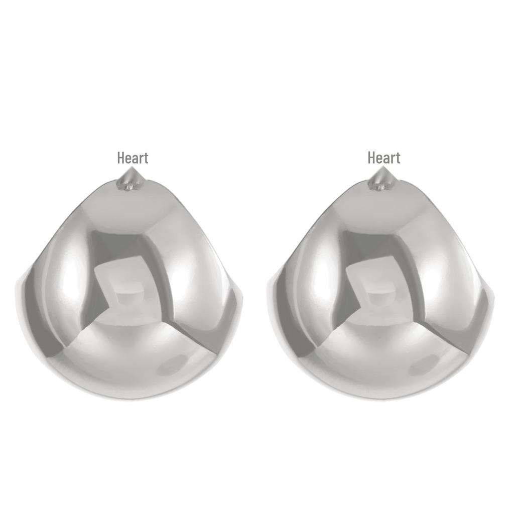 French Matte Round Ball Earrings - Women's Unique, Exaggerated, Stylish Fashion Jewelry