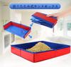 Funk Doggie Sandspielzeug, 2,0 kg, Indoor-Sandspielset für Kinder, Aufbewahrungsbox für Sand und Knete, faltbarer Pool, Geburtstagsgeschenk für Jungen und Mädchen, Indoor-Sandkasten
