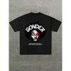 Sonder Brent Faiya.Z Casual Print Summer T-shirt Comfortable And Versatile Letter Pattern Cotton Tee Casual Retro Y2K Tee Tops