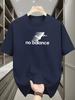 2026 T-shirt Estiva Unisex in Cotone Tessuto Morbido Traspirante Senza Equilibrio Stampa con Lettere Versatile Adatta per il Pendolarismo Quotidiano