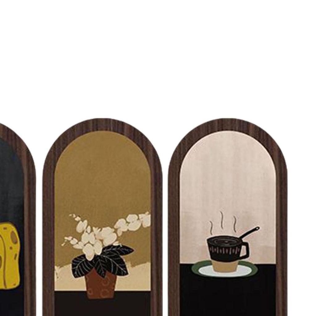 Desk Decorative Screen Modern Aesthetic Art Piece Partition for Shelf Entrance Cabinet Bedroom Dining Room Decoration