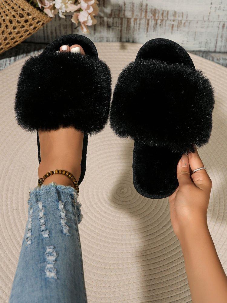 Women's Slippers Winter Home Warm Slippers Non-Slip Soft Comfort Home Couple Slippers