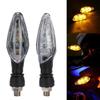 2 Pcs Motorcycle Turn Signal Light Super Bright Amber Blinker Indicator Waterproof Motorcycle Running Lamp Flashers Lighting