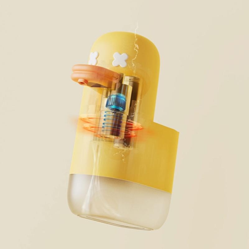Dispenser di Sapone Schiumogeno Senza Contatto 350ml Dispenser Automatico di Sapone in ABS per Lavaggio Frequente delle Mani in Cucine e Bagni